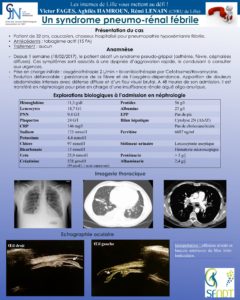 Cas n° 2 : Un syndrome pneumo-rénal fébrile