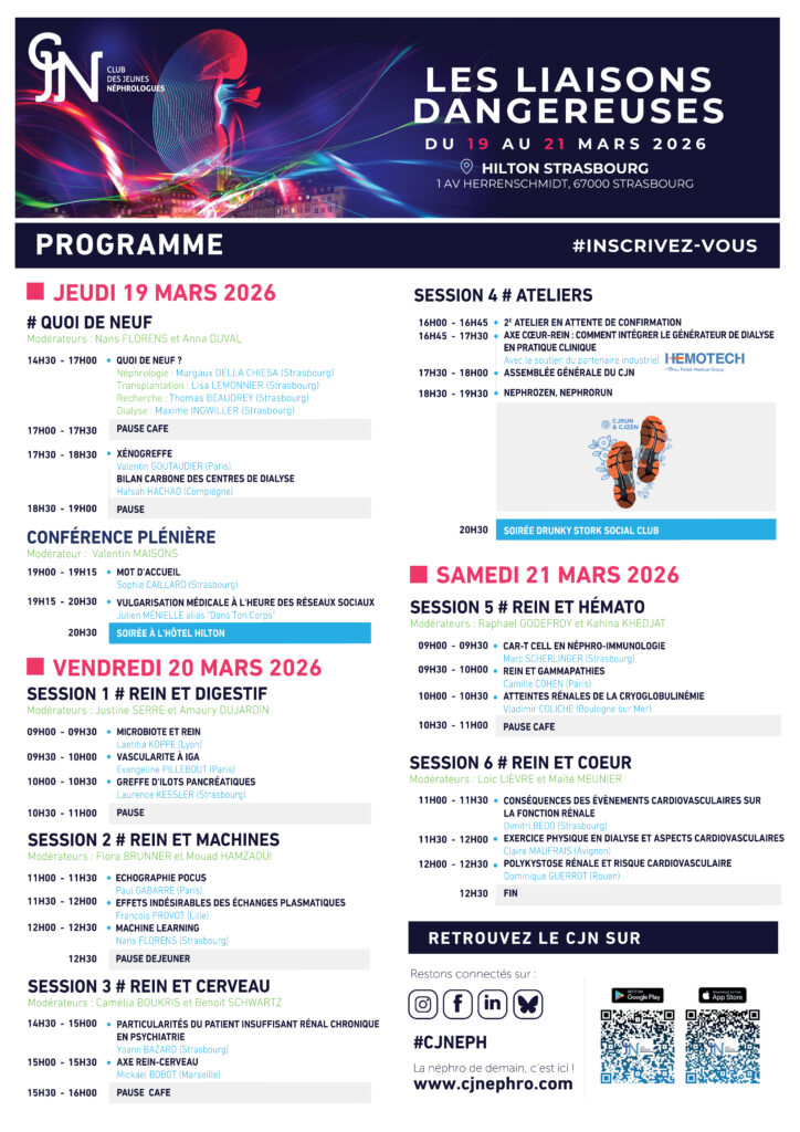 25ème Réunion Annuelle CJN Strasbourg 2026 : les inscriptions sont ouvertes!!!